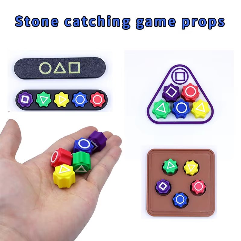 5 Sieves Stone Catching Game Korean Folk Game Stone Game Gonggi Set Hand Eye Coordination Training Toy Stone Catching Game Catch - RareFindGifts