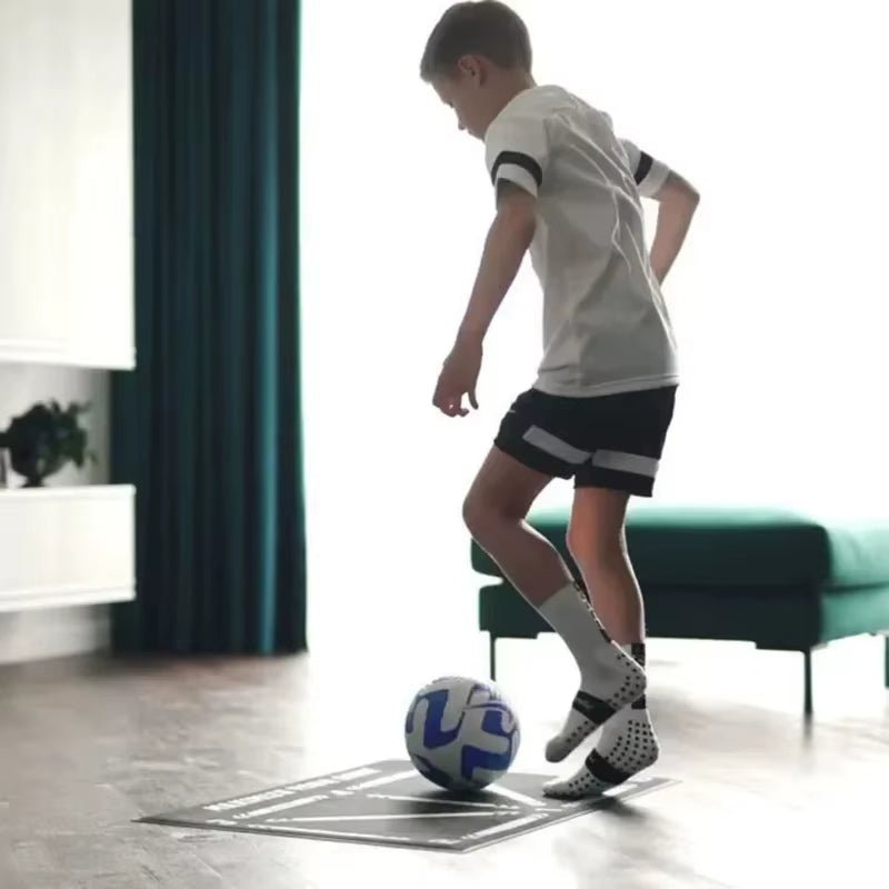 90Cm Football Training Mat Durable Non Slip Foldable Kids Adults Dribble Training Mat Football Training Indoor Ourdoor Equipment - RareFindGifts