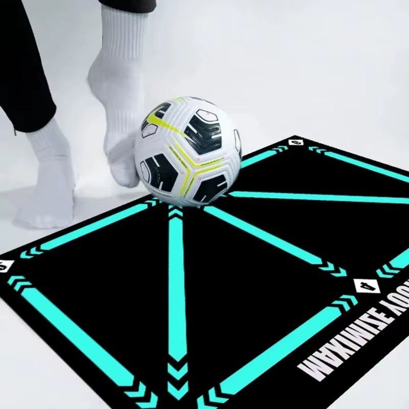 90Cm Football Training Mat Durable Non Slip Foldable Kids Adults Dribble Training Mat Football Training Indoor Ourdoor Equipment - RareFindGifts