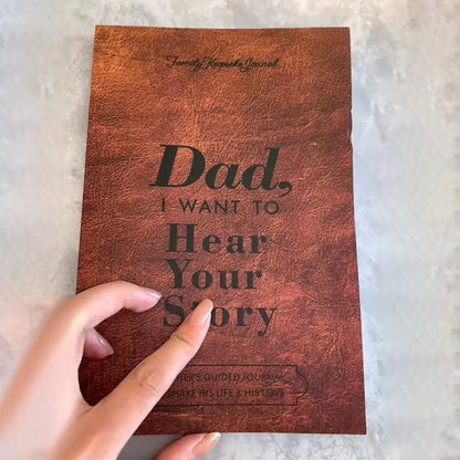 Dad/Mom I Want to Hear Your Story Journal a Father'S Guided Journal Multipurpose Journal Book Portable Notebook School Parents - RareFindGifts