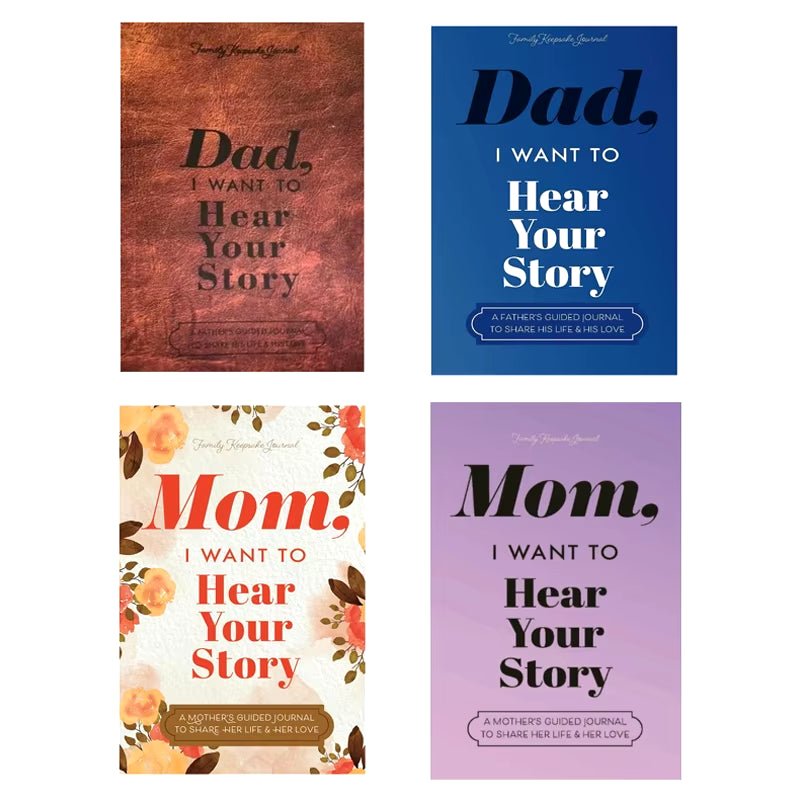 Dad/Mom I Want to Hear Your Story Journal a Father'S Guided Journal Multipurpose Journal Book Portable Notebook School Parents - RareFindGifts