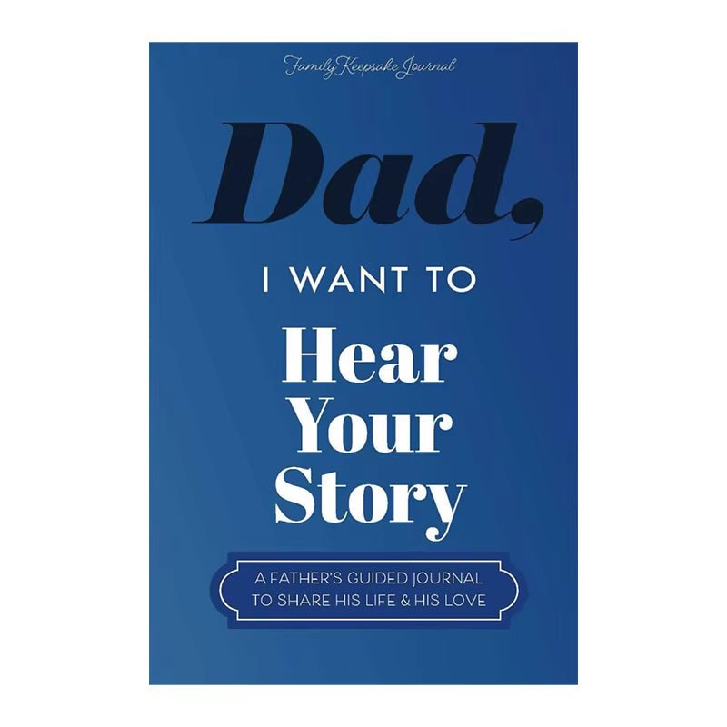 Dad/Mom I Want to Hear Your Story Journal a Father'S Guided Journal Multipurpose Journal Book Portable Notebook School Parents - RareFindGifts