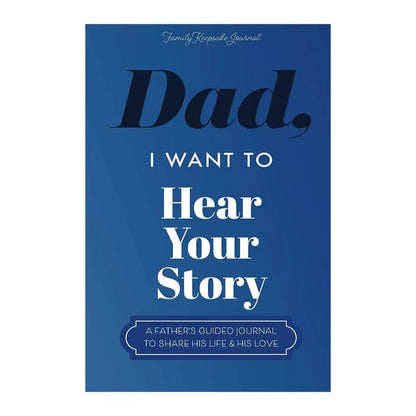 Dad/Mom I Want to Hear Your Story Journal a Father'S Guided Journal Multipurpose Journal Book Portable Notebook School Parents - RareFindGifts