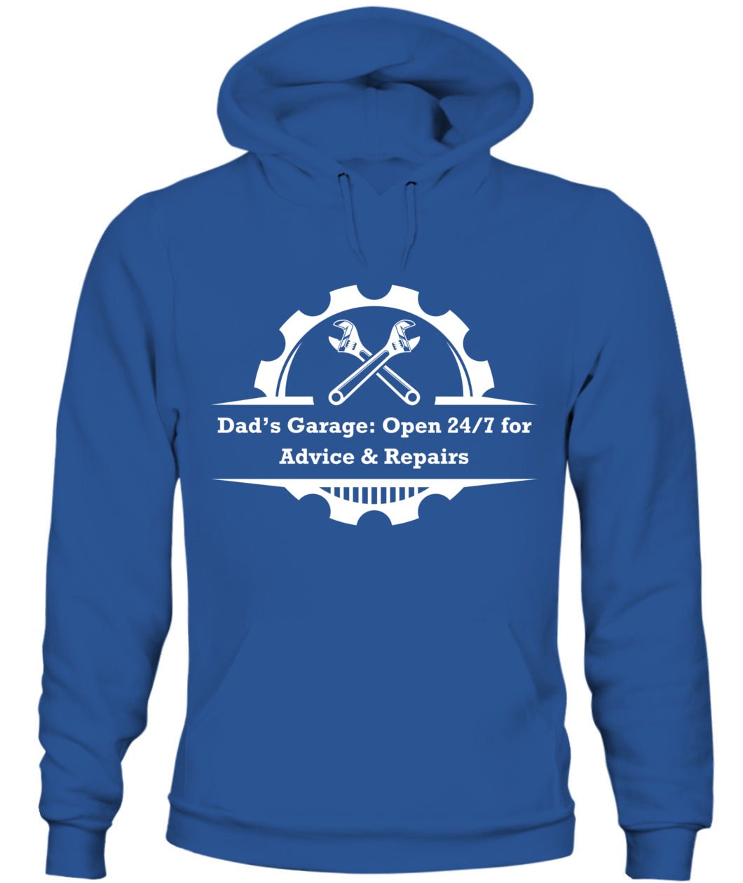 Dad’s Garage Hoodie | Gildan 18500 Unisex | 24/7 Humor Design - RareFindGifts