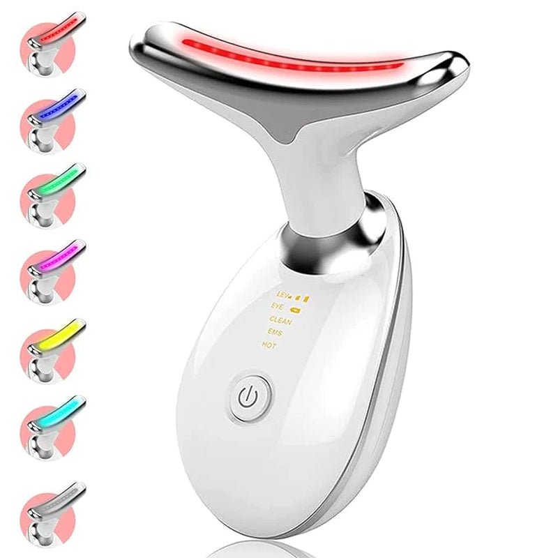 Facial Massager for Skin Care | Double Chin Treatment | 7 Color Modes | Face Sculpting Tool | Thermal, Vibration, Microcurrent | USPS/UPS Tracking (US Shipping Only) - RareFindGifts