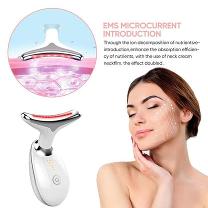 Facial Massager for Skin Care | Double Chin Treatment | 7 Color Modes | Face Sculpting Tool | Thermal, Vibration, Microcurrent | USPS/UPS Tracking (US Shipping Only) - RareFindGifts